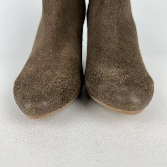 Naughty Monkey Saffron Womens Ankle Boot Taupe Suede Snake Print size 8.5 - Picture 6 of 15